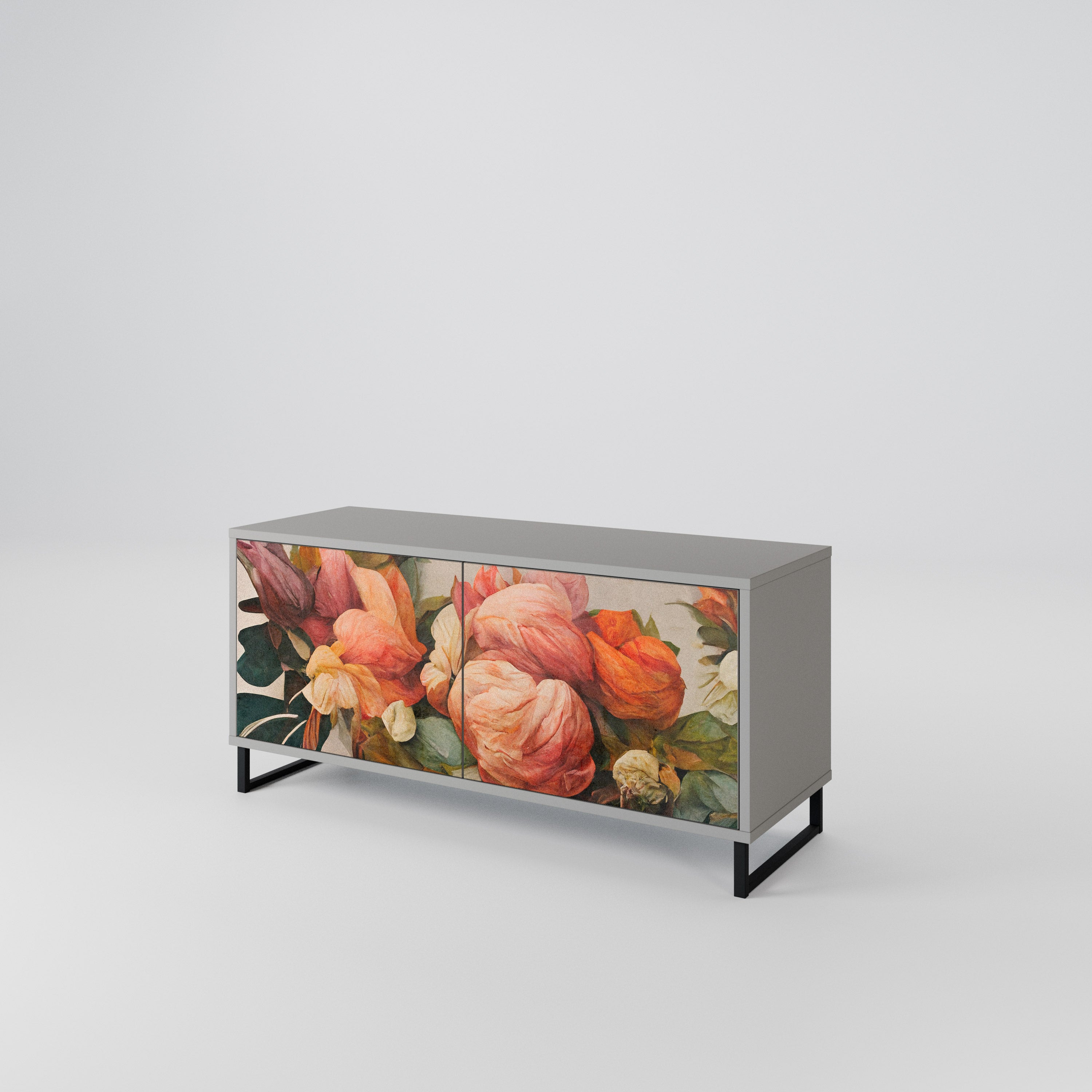 STYLISH BEAUTY Compact 2-Door TV Cabinet