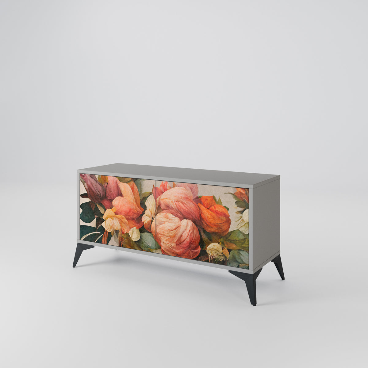 STYLISH BEAUTY Compact 2-Door TV Cabinet