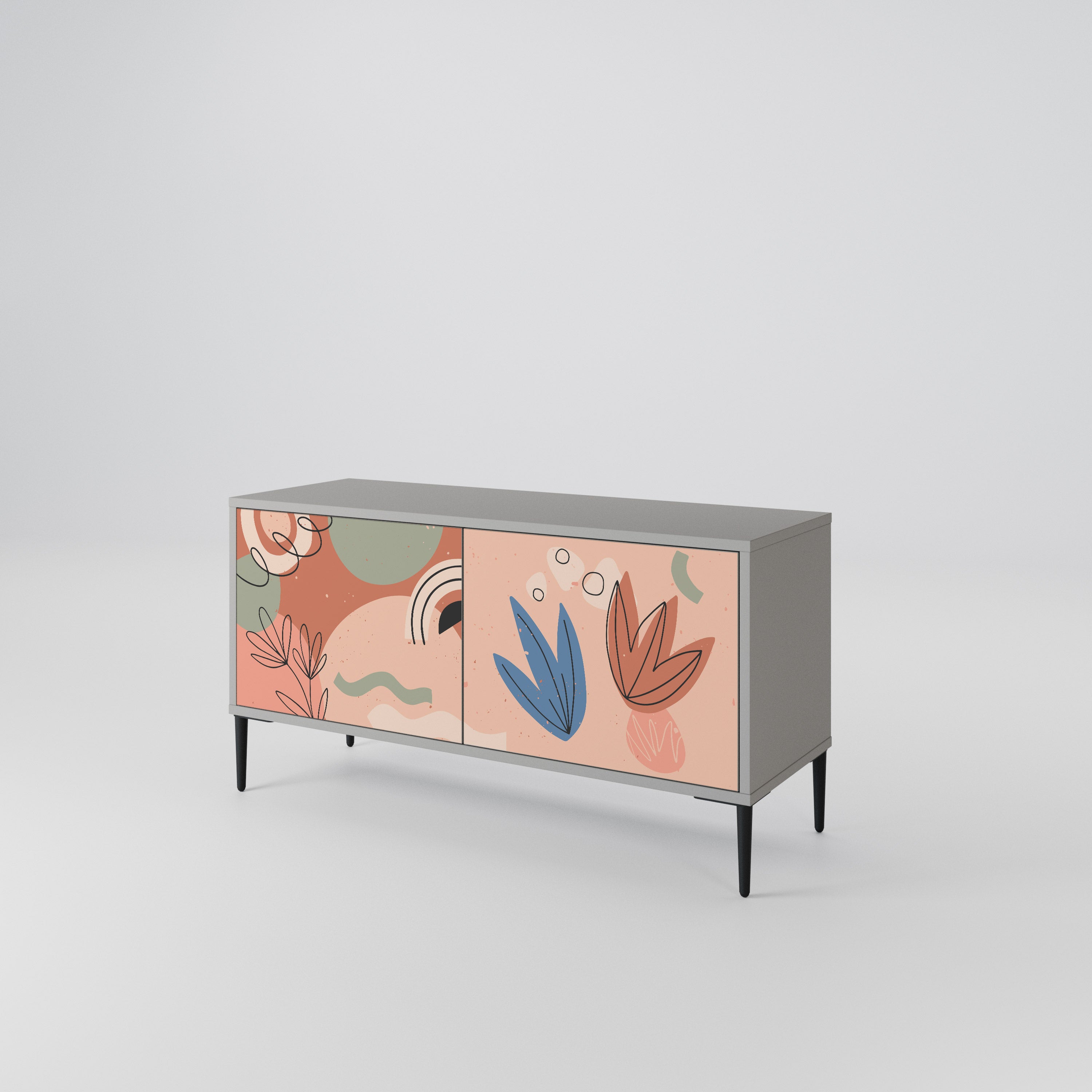 PASTEL DESTINY Compact 2-Door TV Cabinet