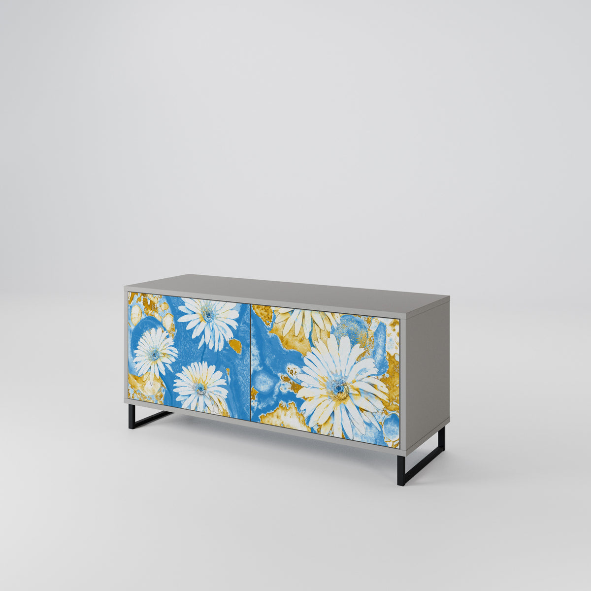 DAISY LUXE Kompaktes 2-türiges TV-Lowboard