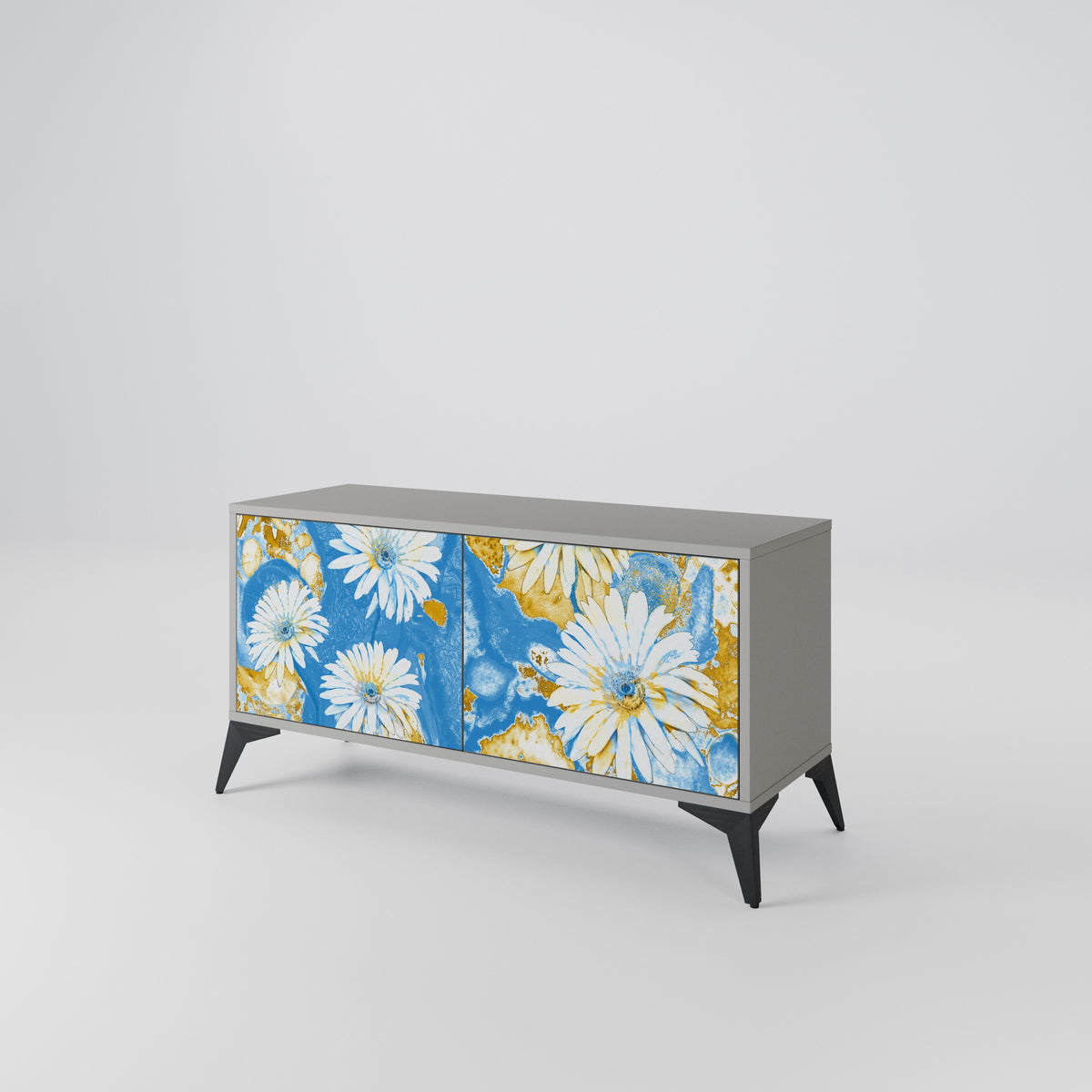 DAISY LUXE Kompaktes 2-türiges TV-Lowboard