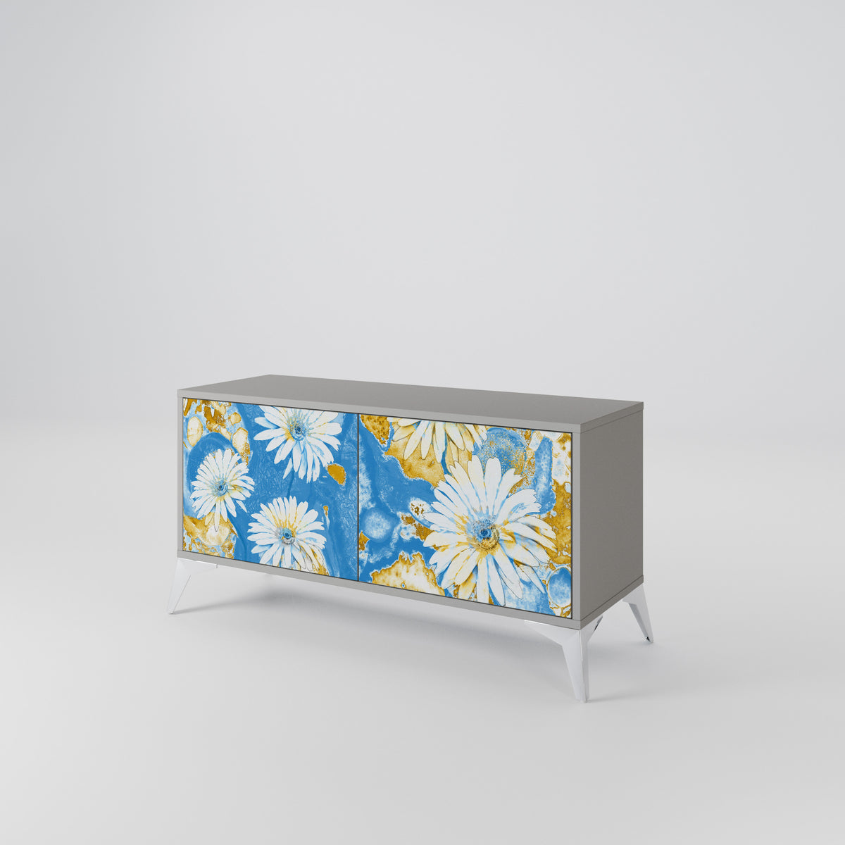 DAISY LUXE Kompaktes 2-türiges TV-Lowboard