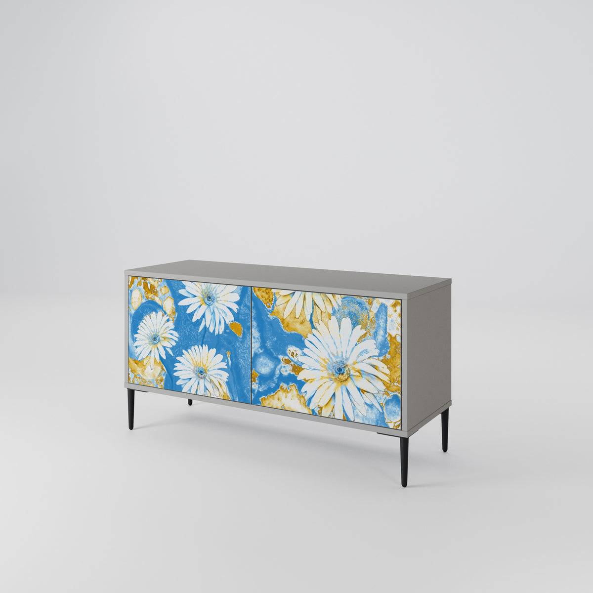 DAISY LUXE Kompaktes 2-türiges TV-Lowboard