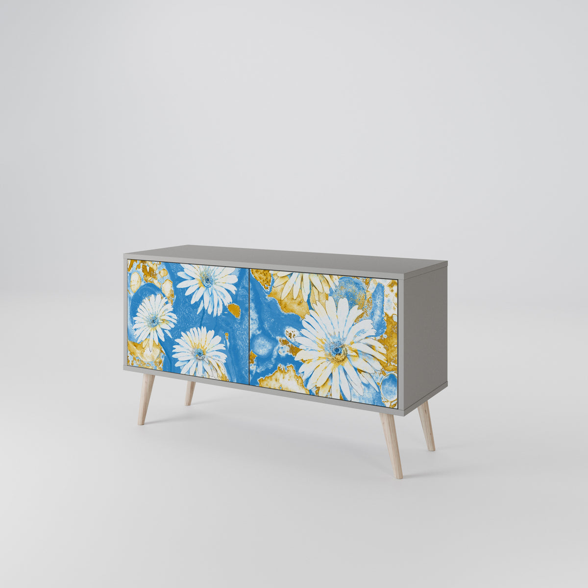 DAISY LUXE Kompaktes 2-türiges TV-Lowboard