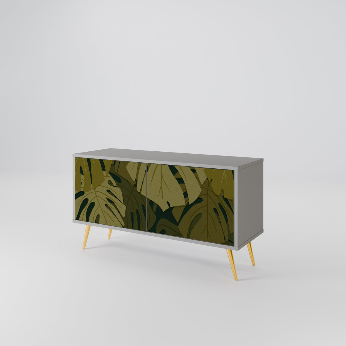 TROPICAL BEAUTY Kompaktes 2-türiges TV-Lowboard