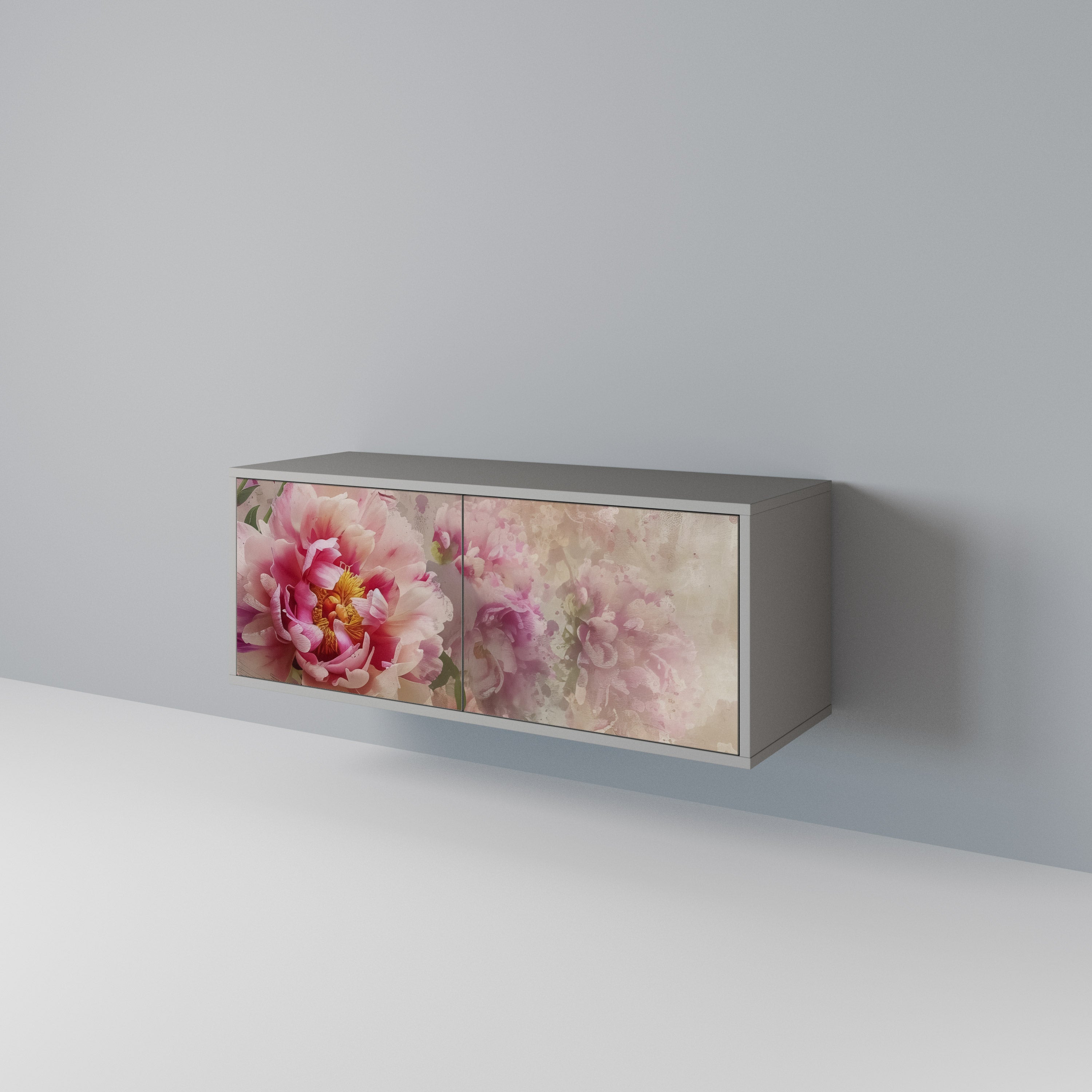 PEONY WHISPER Compact 2-Door TV Cabinet