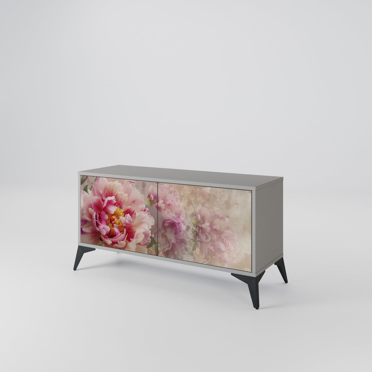 PEONY WHISPER Kompaktes 2-türiges TV-Lowboard