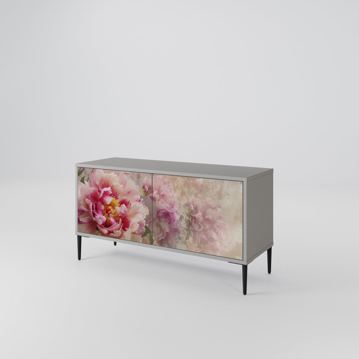 PEONY WHISPER Kompaktes 2-türiges TV-Lowboard