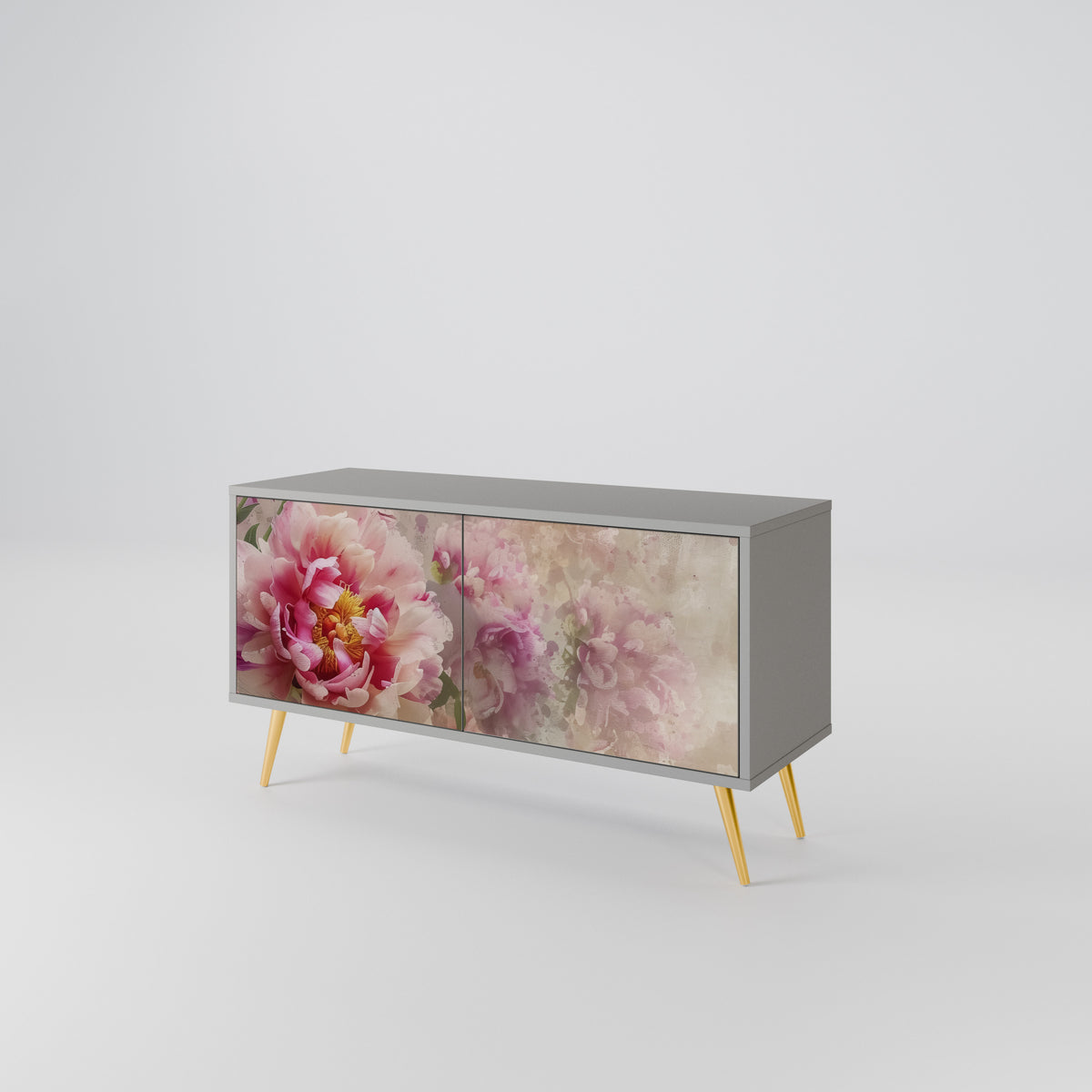 PEONY WHISPER Kompaktes 2-türiges TV-Lowboard