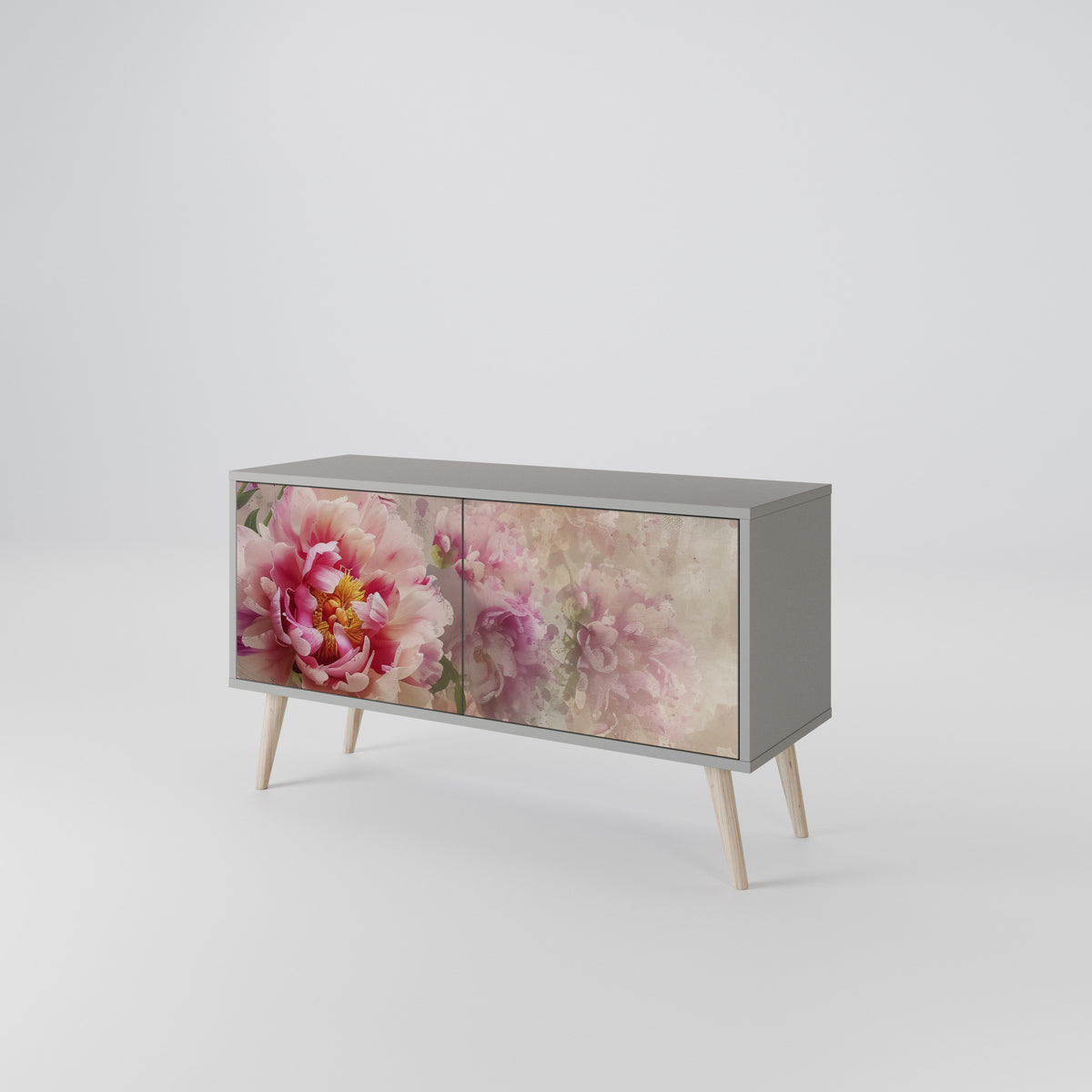 PEONY WHISPER Kompaktes 2-türiges TV-Lowboard