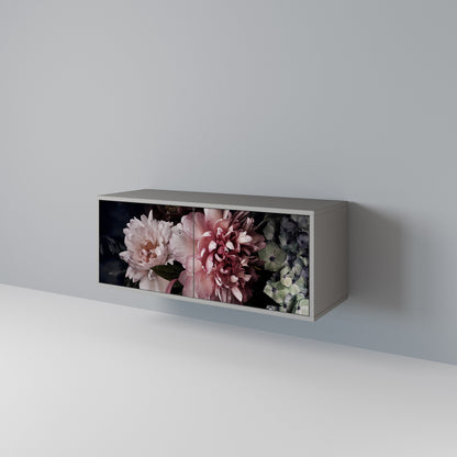 PURE BLOSSOM Kompaktes 2-türiges TV-Lowboard