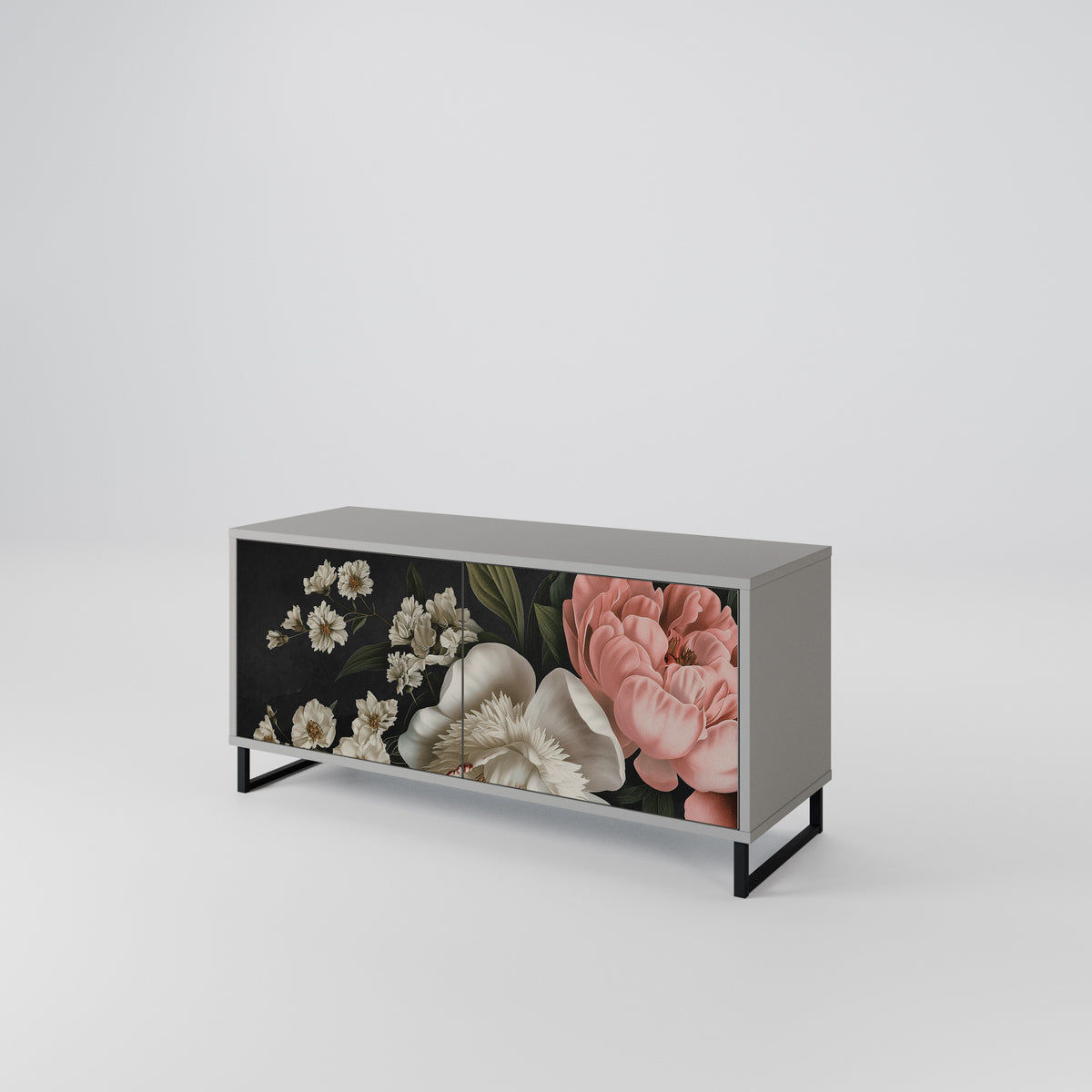 LUSH ELEGANCE Kompaktes 2-türiges TV-Lowboard