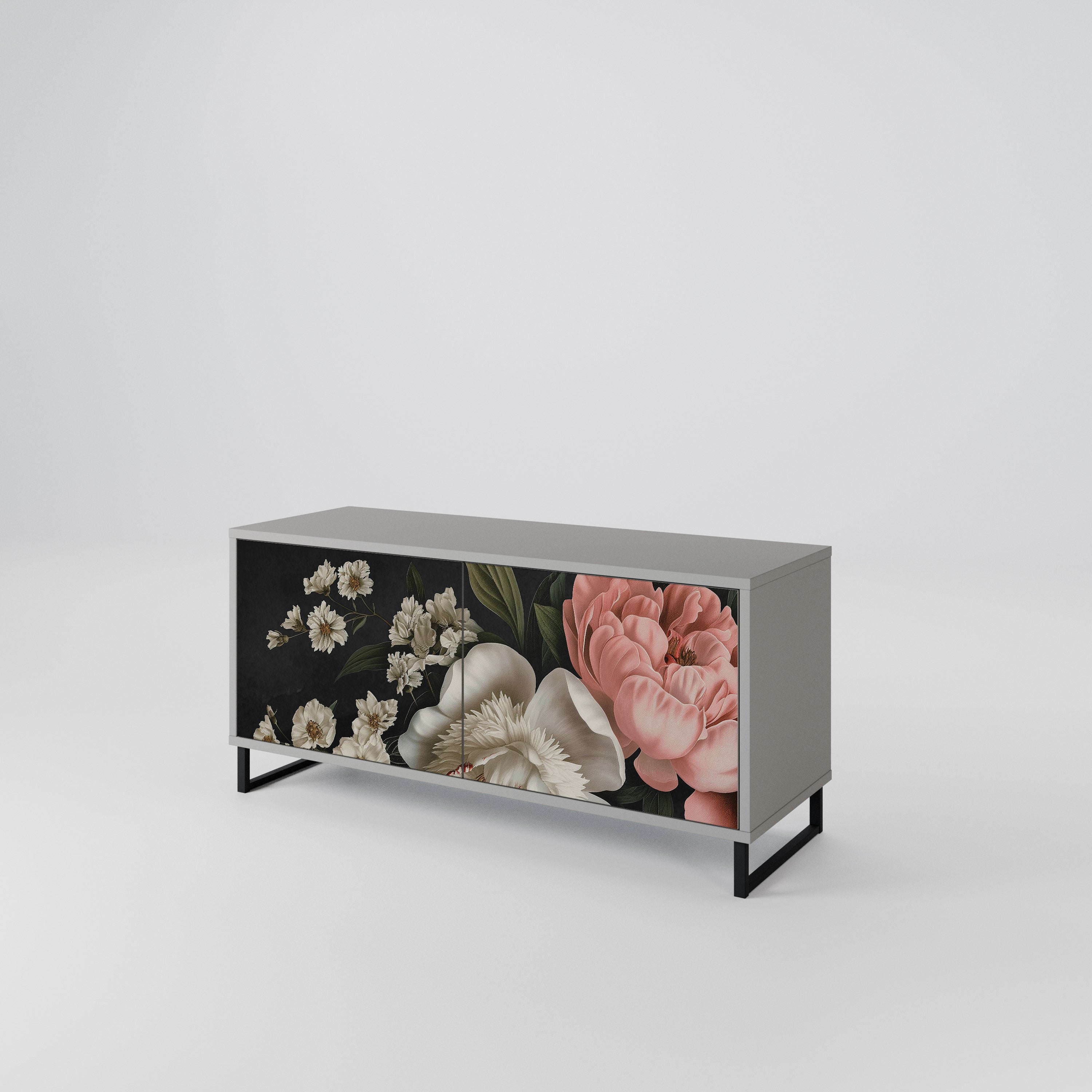 LUSH ELEGANCE Compact 2-Door TV Cabinet