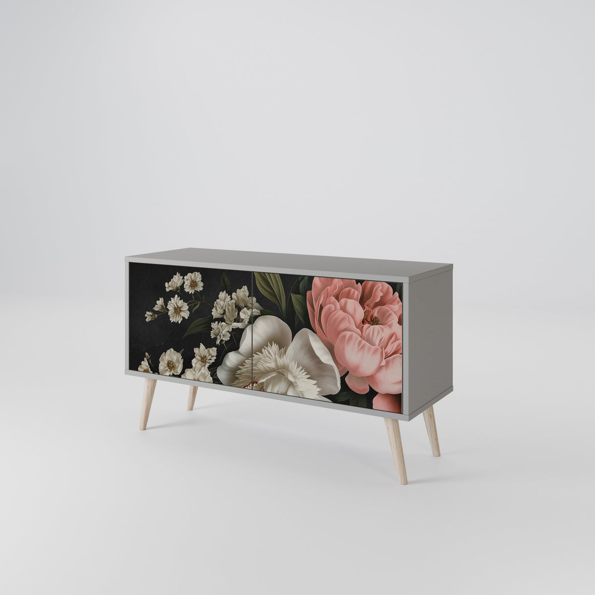 LUSH ELEGANCE Kompaktes 2-türiges TV-Lowboard