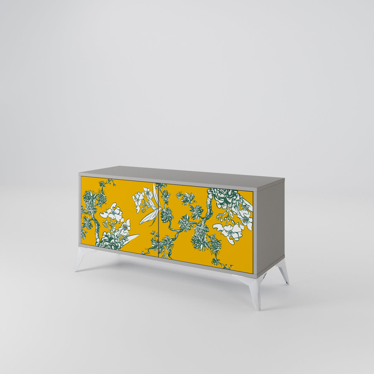 YELLOW CHINOISERIE Kompaktes 2-türiges TV-Lowboard