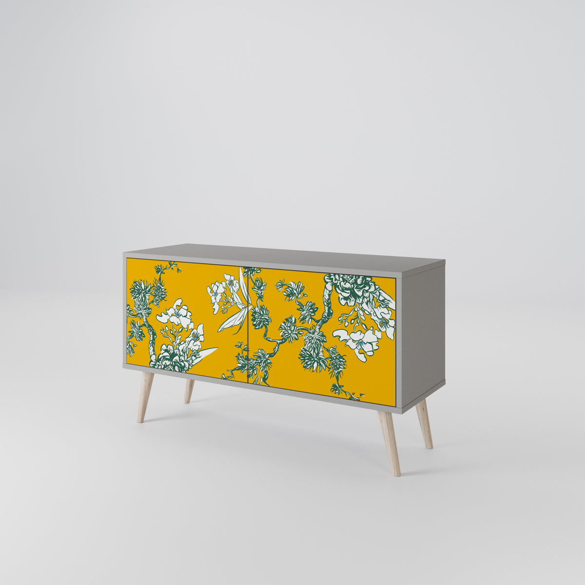 YELLOW CHINOISERIE Kompaktes 2-türiges TV-Lowboard