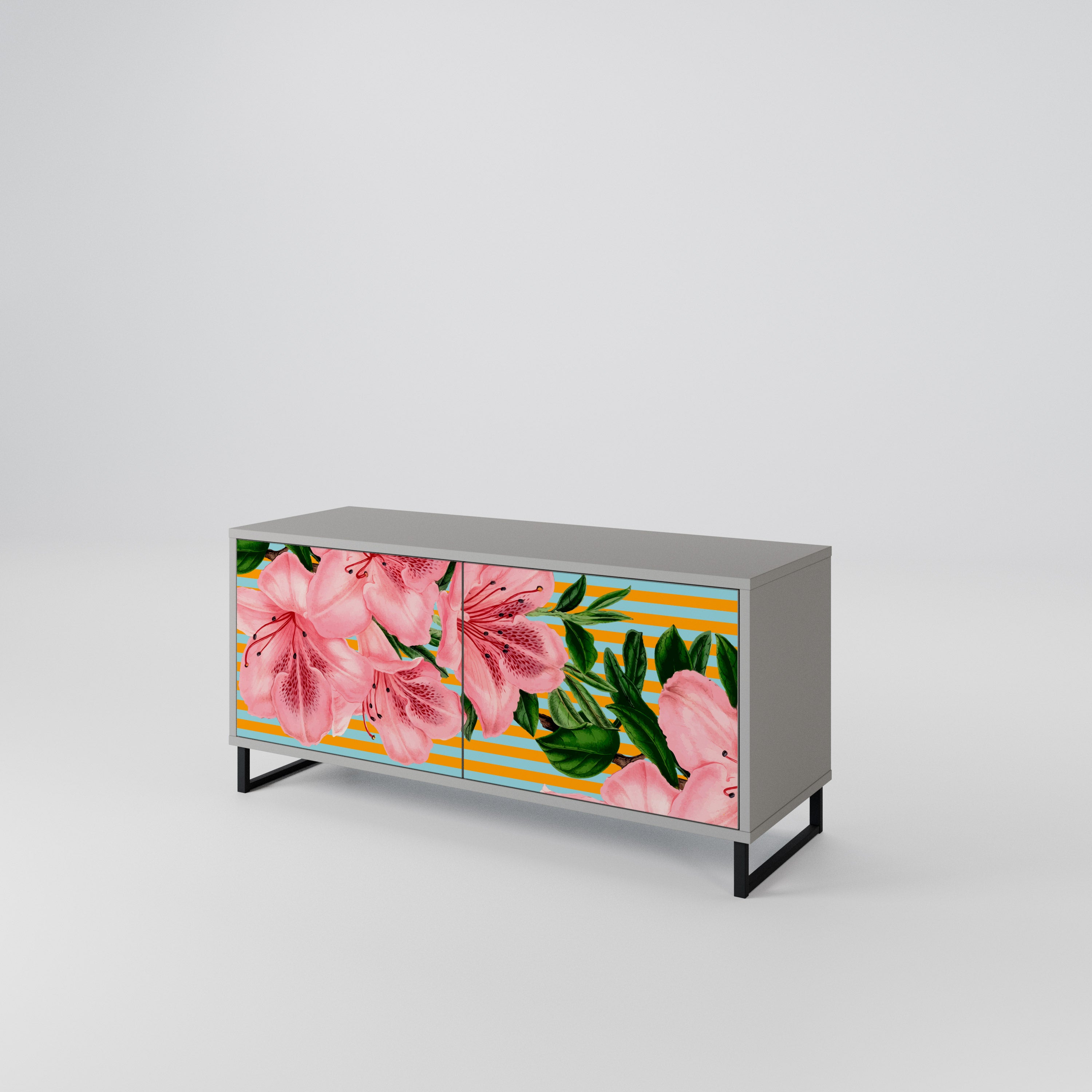 FRAGILE BEAUTY Compact 2-Door TV Cabinet