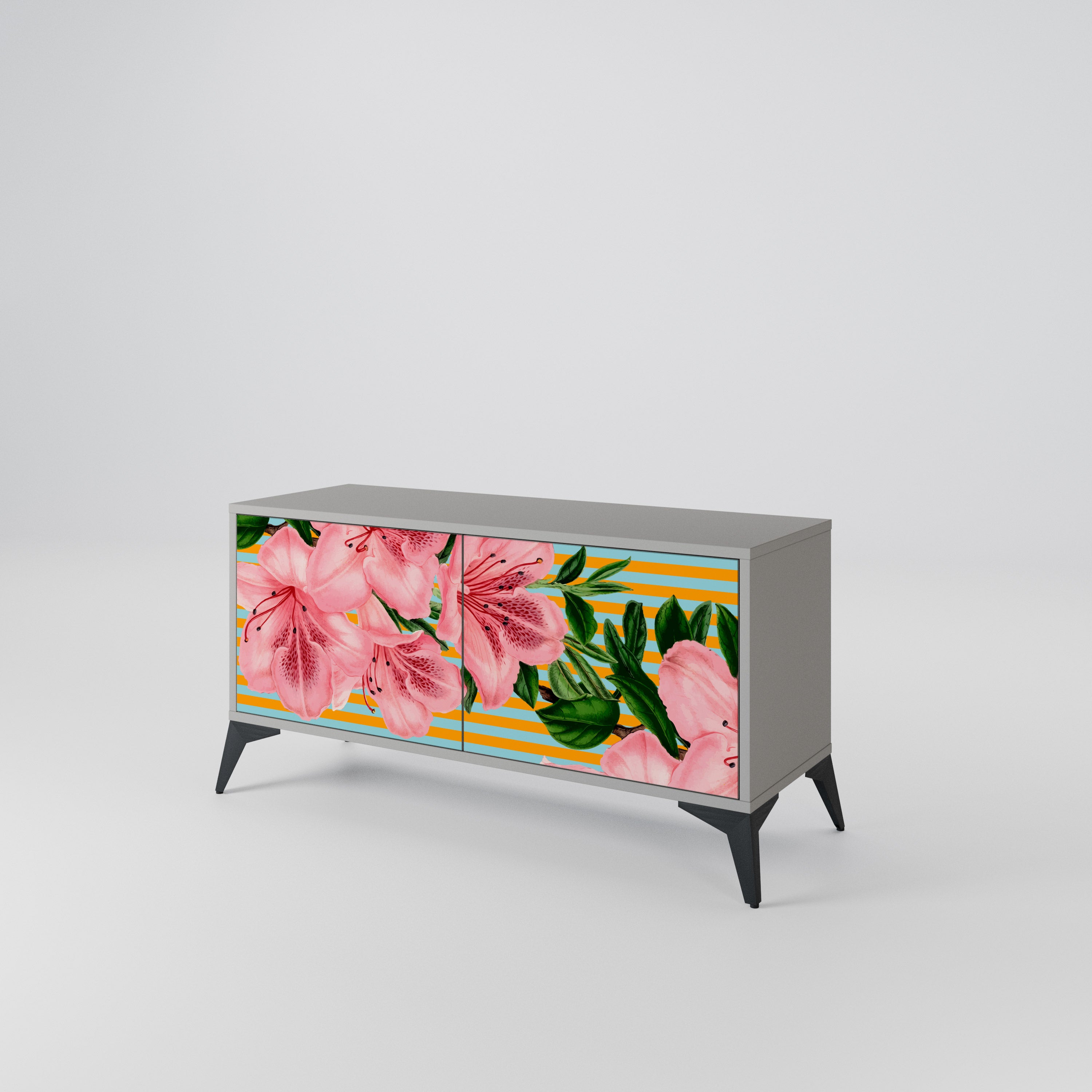 FRAGILE BEAUTY Compact 2-Door TV Cabinet