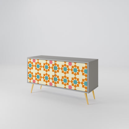 FLORAL DECOR Kompaktes 2-türiges TV-Lowboard