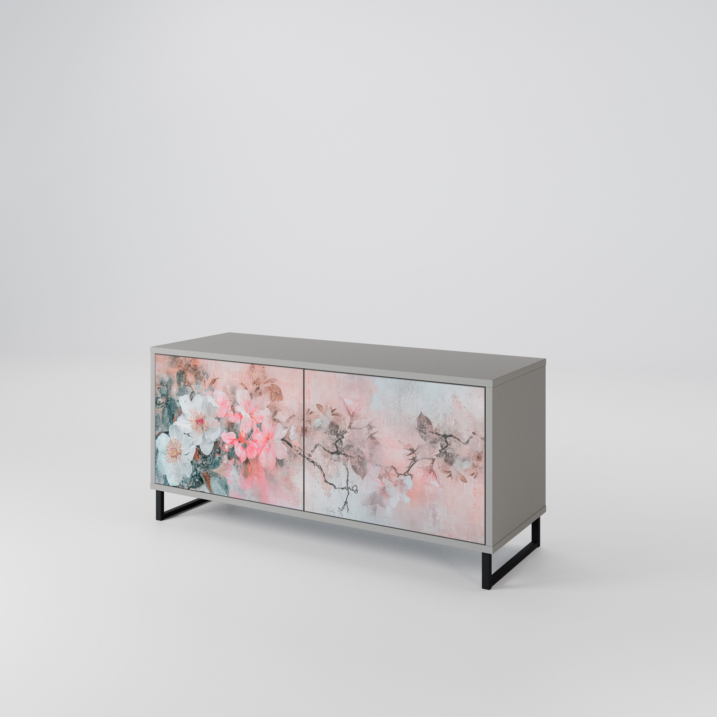 CHERRY BLOSSOM Compact 2-Door TV Cabinet