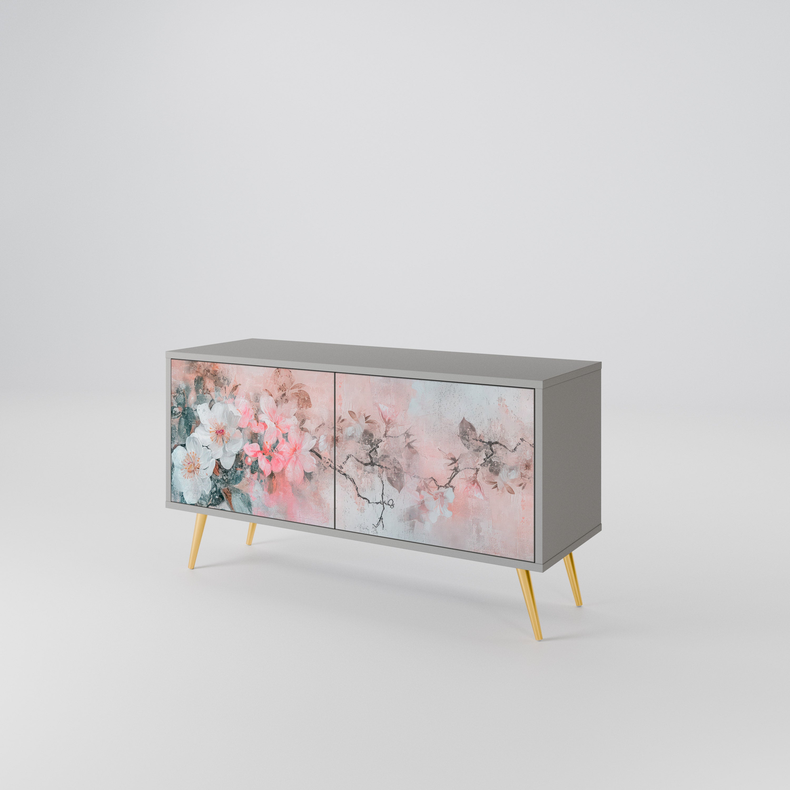 CHERRY BLOSSOM Compact 2-Door TV Cabinet