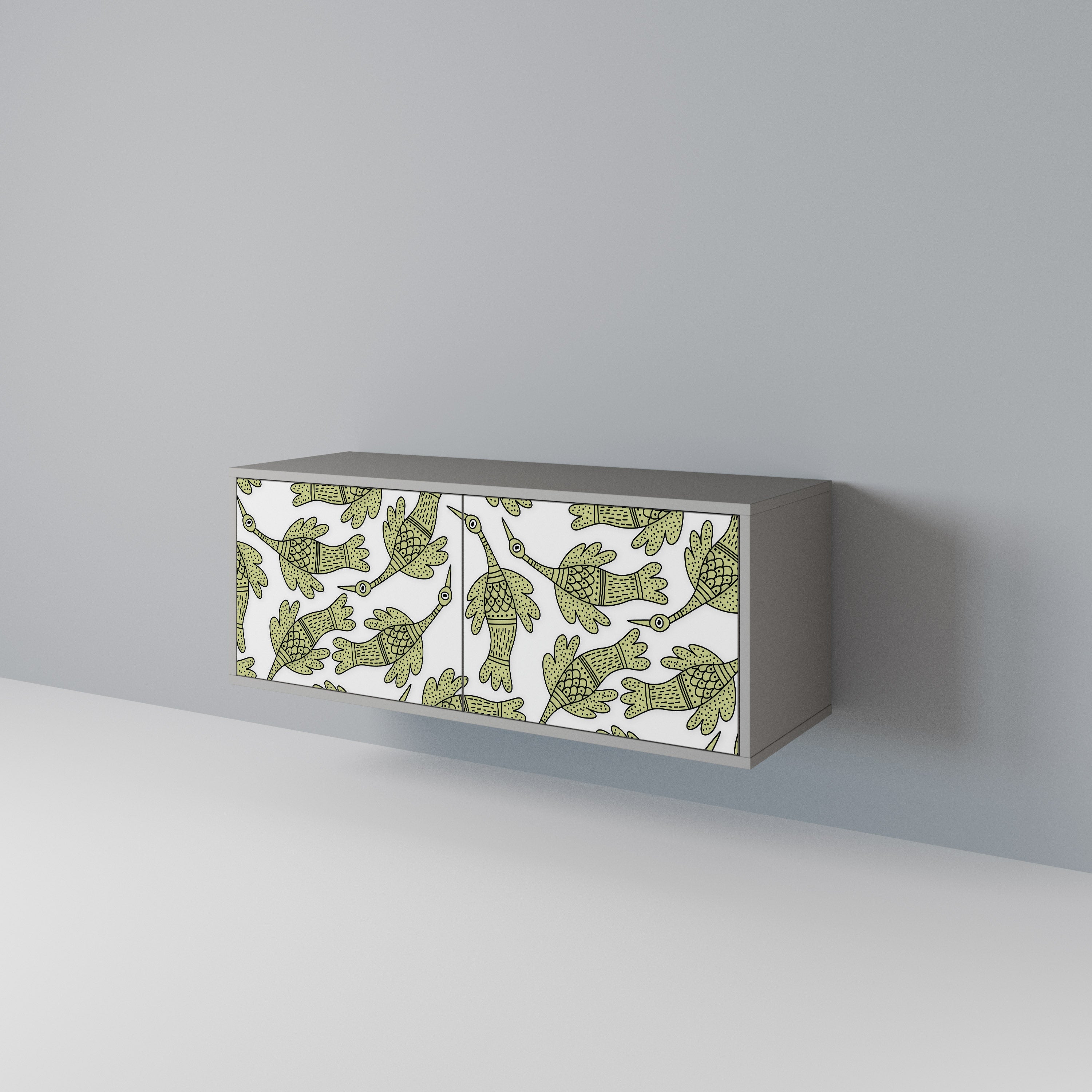 SEEDLING SONGBIRD Compact 2-Door TV Cabinet