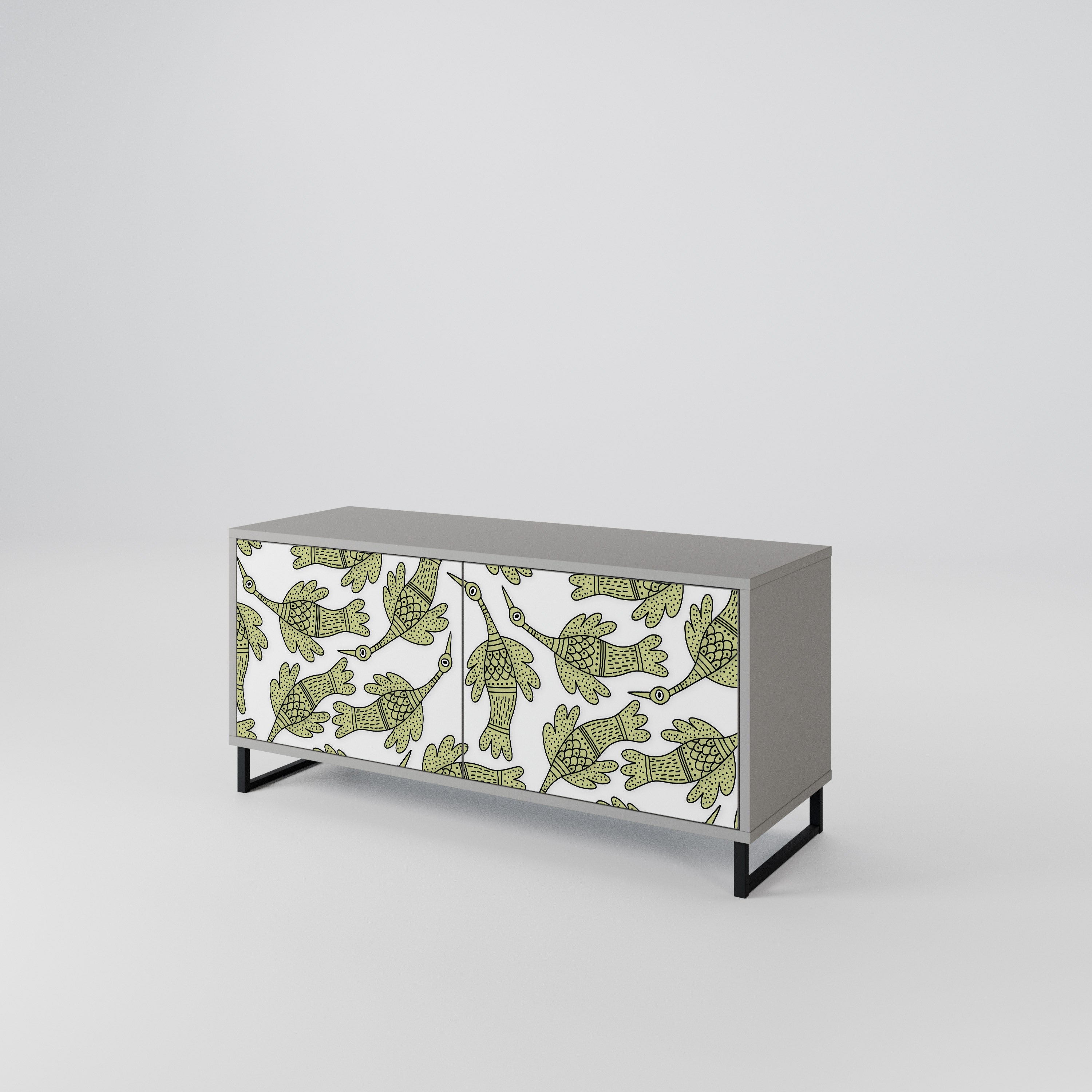 SEEDLING SONGBIRD Compact 2-Door TV Cabinet