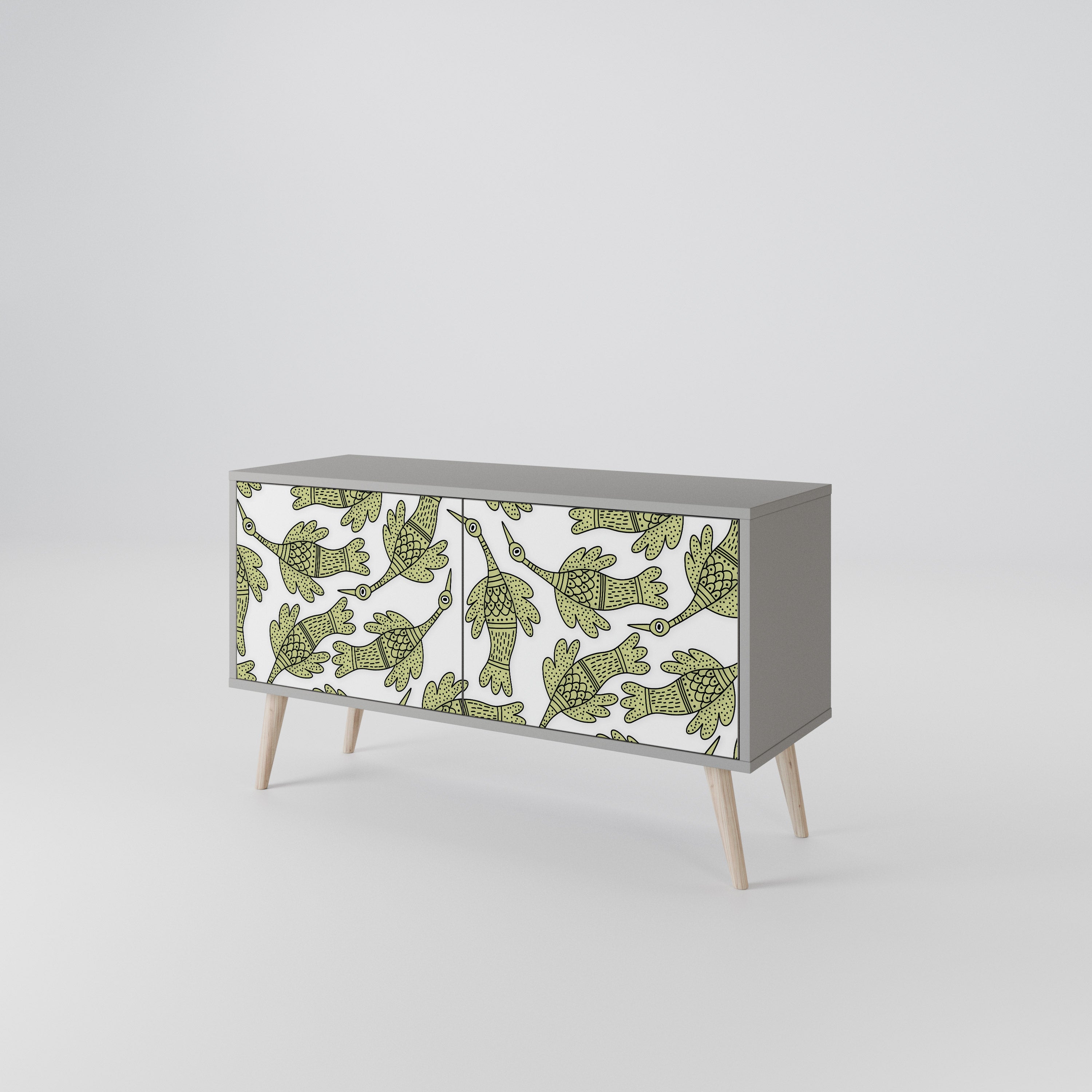 SEEDLING SONGBIRD Compact 2-Door TV Cabinet