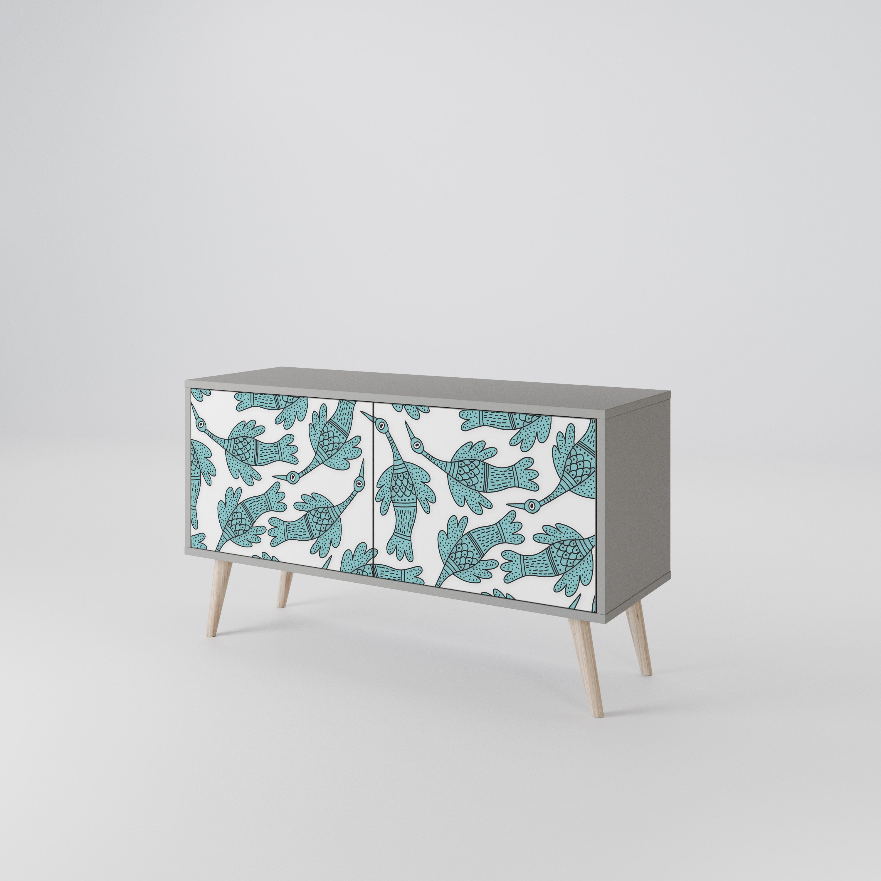 WATERSPOUT SONGIBIRD Compact 2-Door TV Cabinet