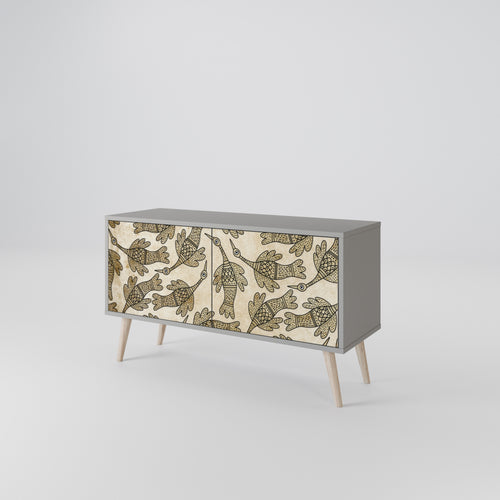 ALMONDINE SONGBIRD Compact 2-Door TV Cabinet