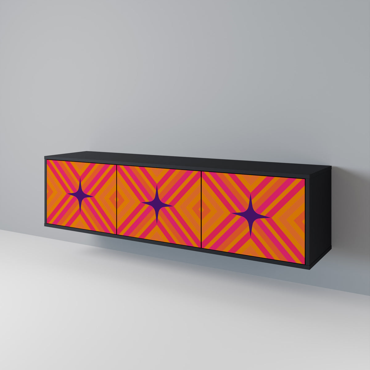 GEOMETRIC BRILLIANCE 3-türiges TV-Lowboard