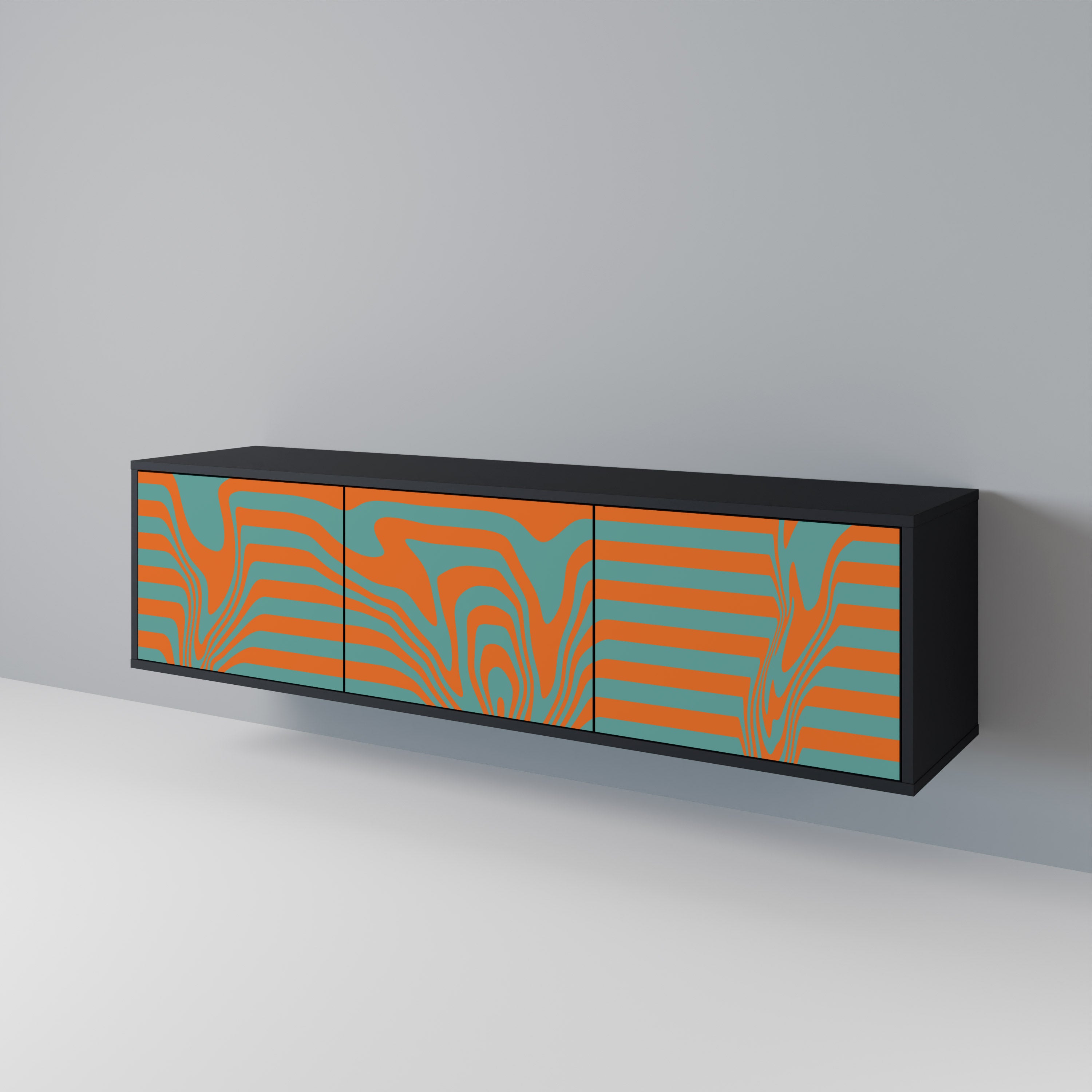 LINE COLLAPSE 3-türiges TV-Lowboard
