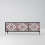 MARVEL MOSAIC TV-Lowboard mit 3 Türen in Schwarz