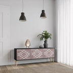 MARVEL MOSAIC TV-Lowboard mit 3 Türen in Schwarz