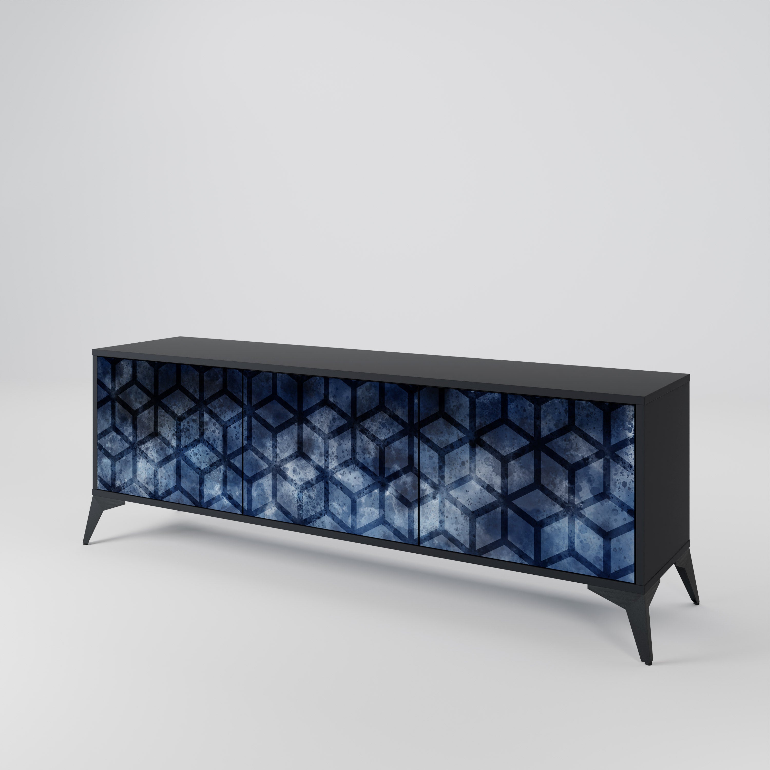 CUBIC MIST 3-Door TV Cabinet