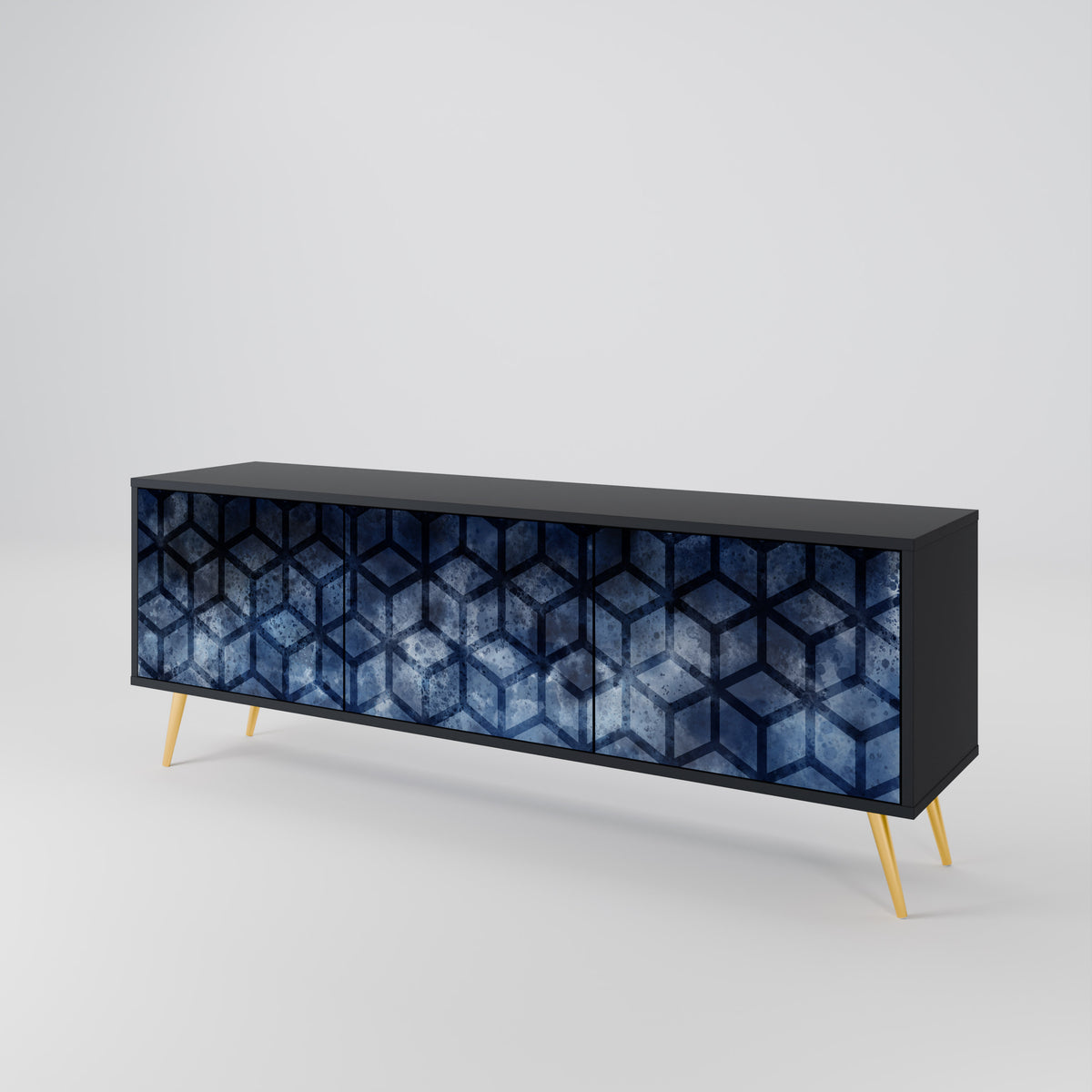 CUBIC MIST 3-türiges TV-Lowboard
