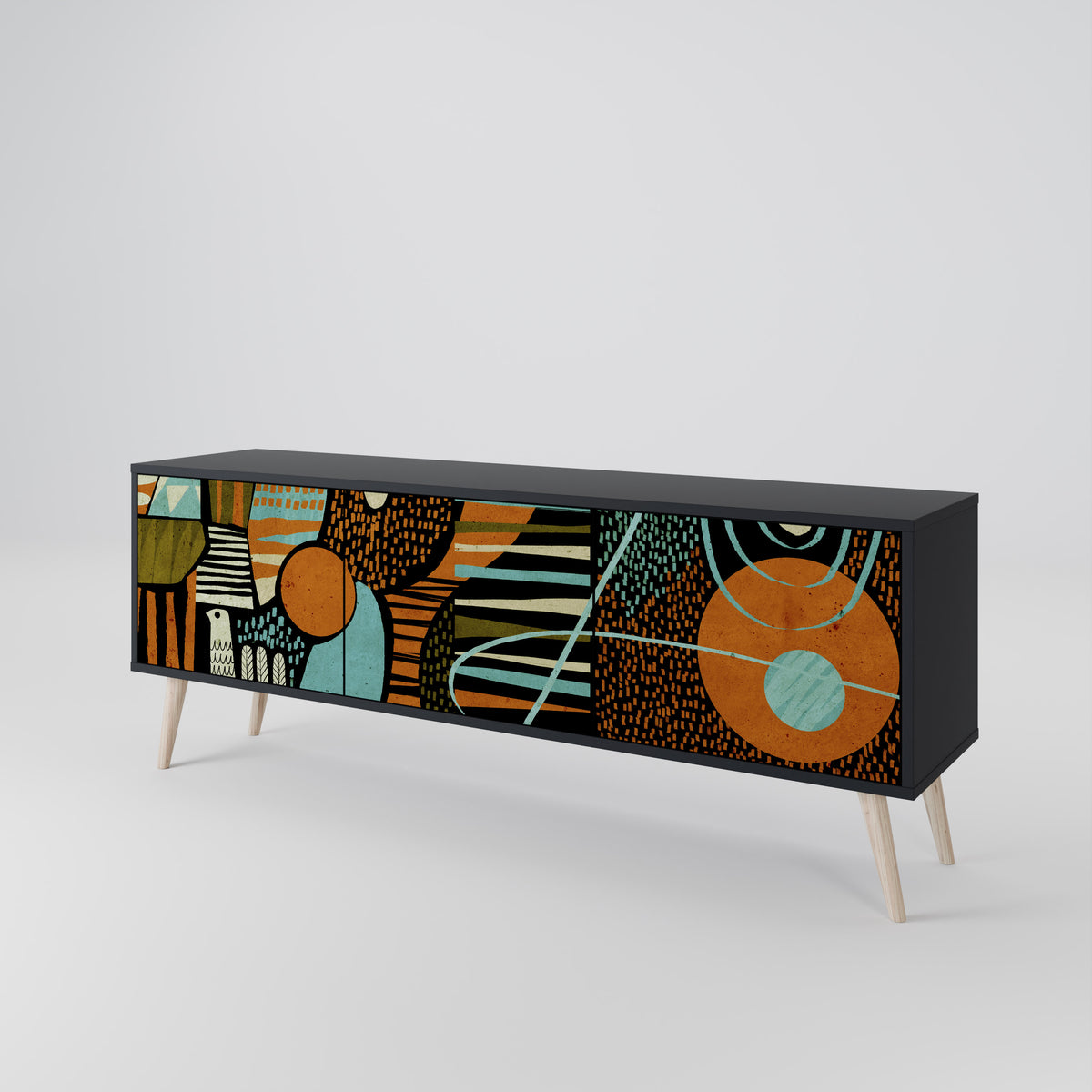 GEODE GLIMMER 3-türiges TV-Lowboard