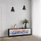 FINESSE MASH-UP TV-Lowboard mit 3 Türen in Schwarz