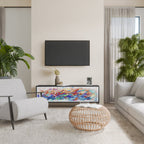 FINESSE MASH-UP TV-Lowboard mit 3 Türen in Schwarz