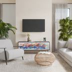 FINESSE MASH-UP TV-Lowboard mit 3 Türen in Schwarz