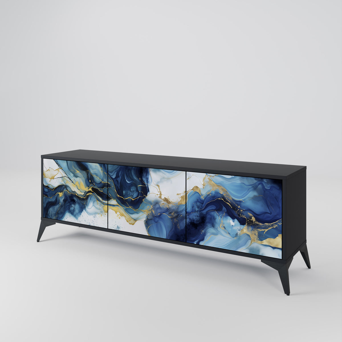 INKY MARBLE 3-türiges TV-Lowboard