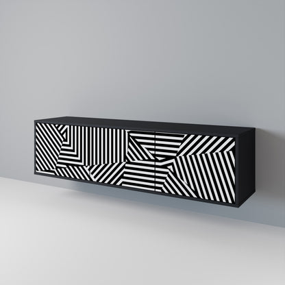 ILLUSIONARY LATTICE 3-türiges TV-Lowboard