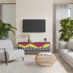 PIANO FANTASY TV-Lowboard mit 3 Türen in Schwarz