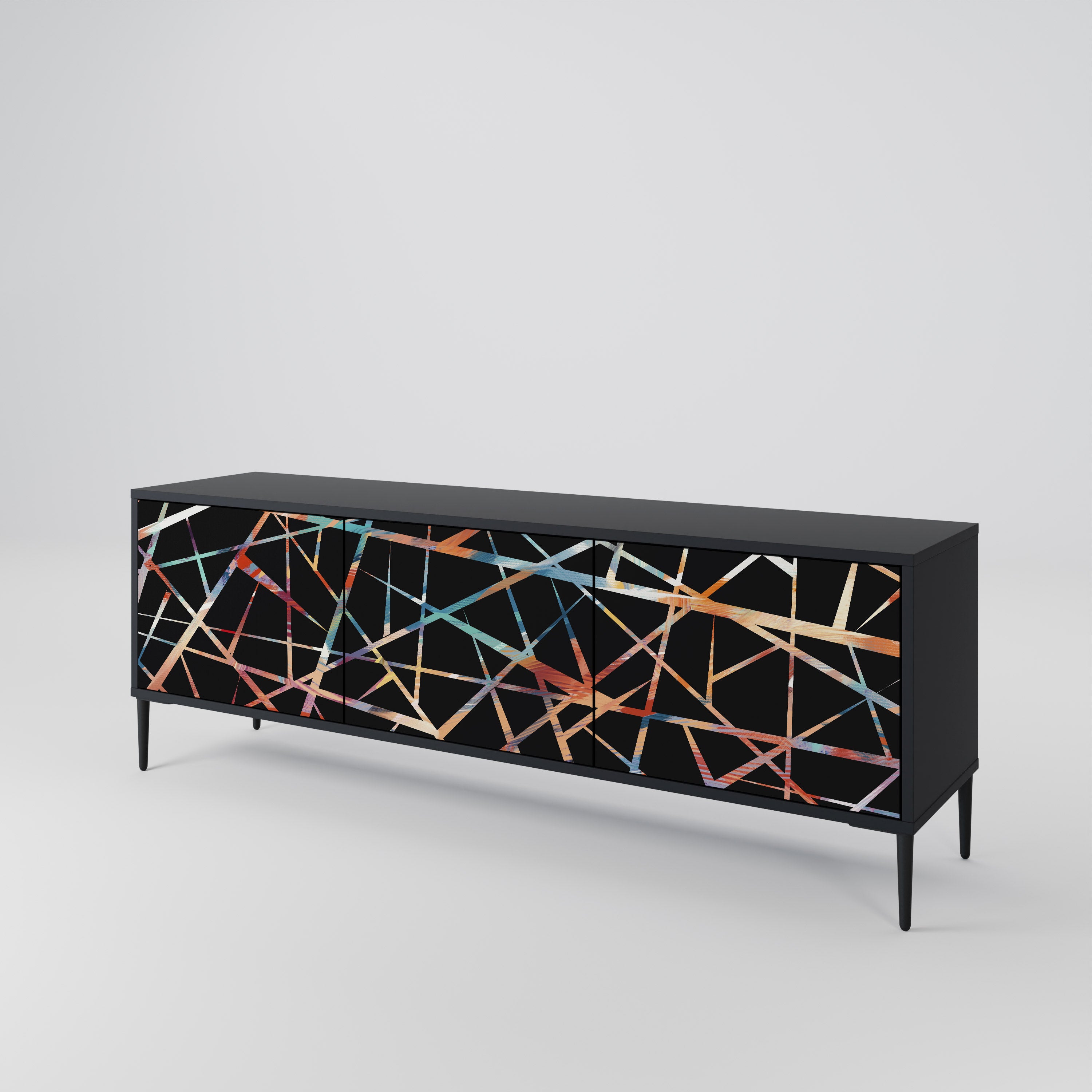 POLYGON VERVE 3-Door TV Cabinet