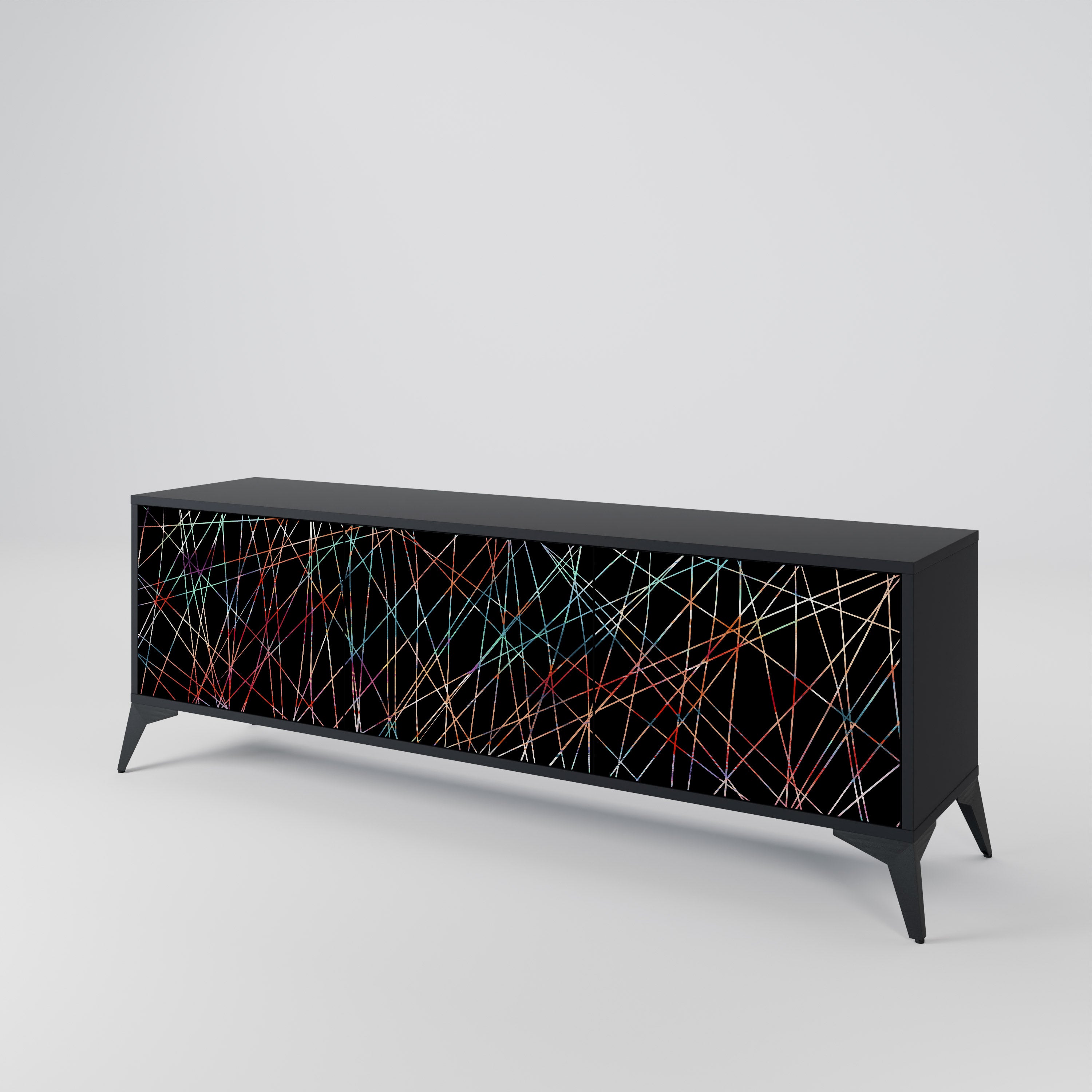 LUMINOUS SNARE 3-Door TV Cabinet
