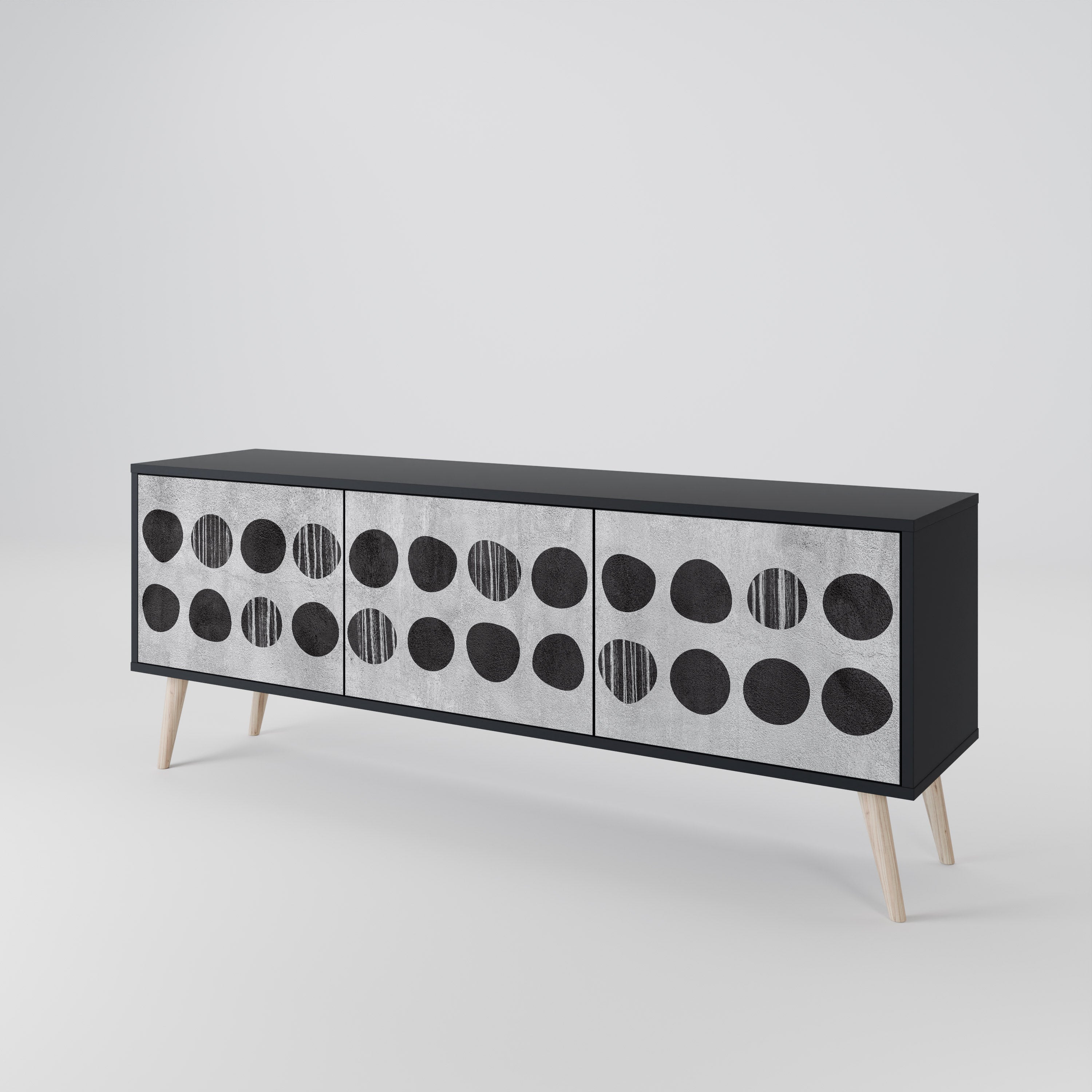 GHOSTLY GRADIENTS 3-Door TV Cabinet