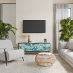 ASIAN SWAY TV-Lowboard mit 3 Türen in Schwarz