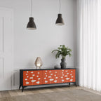 COURAGE MOLD TV-Lowboard mit 3 Türen in Schwarz