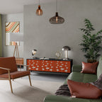 COURAGE MOLD TV-Lowboard mit 3 Türen in Schwarz