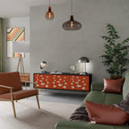 COURAGE MOLD TV-Lowboard mit 3 Türen in Schwarz